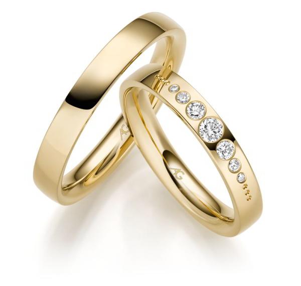 August Gerstner Trauringe Exclusive 4/31331/3.5 + 31331/3.5