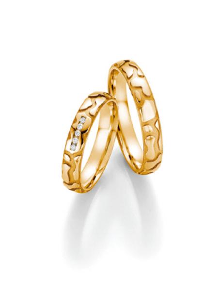 Nowotny-Collection Ruesch Trauringe Gelbgold 66/35030-040 + 66/35040-040