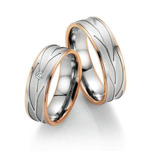 Fischer Trauringe Weiss-Rosegold 05 07355/065 - 38 07355/065