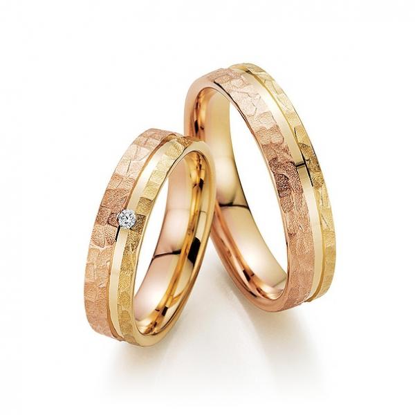 Fischer Trauringe Tricolour 38 07620-050 + 05 07620-050