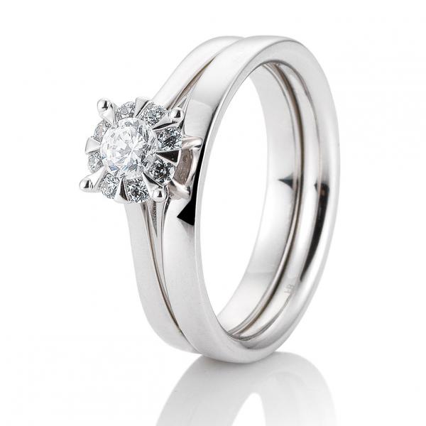 Verlobungsringe Gold von Breuning 41/05765 + 48/50093