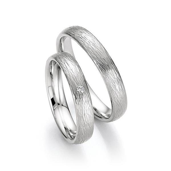 Fischer Trauringe Platin 48 16641-040 + 45 16641-040