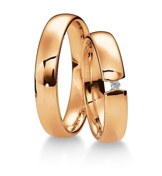 Breuning Trauringe Weissgold 48 040370 / 48 040380