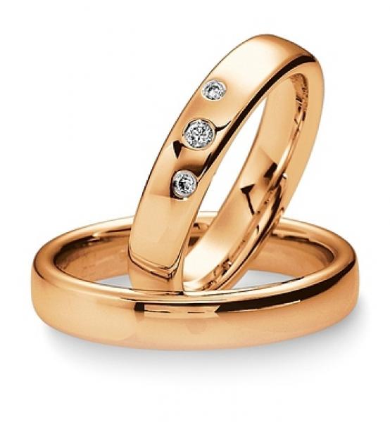 Breuning Trauringe Weissgold 48 040390 / 48 040400