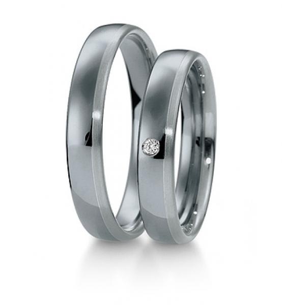 Breuning Trauringe Weiss-Rotgold 48 040710 / 48 040720