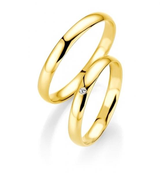 Breuning Trauringe Weissgold 48/04405+ 48/14405