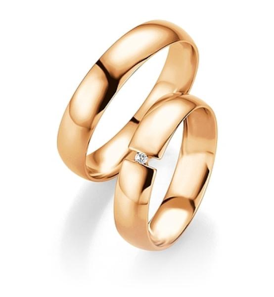 Breuning Trauringe Weissgold 48/04409+ 48/14409