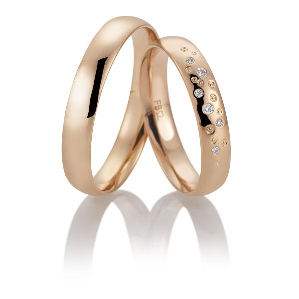 Breuning Trauringe Rotgold DR 057250 / HR 057260