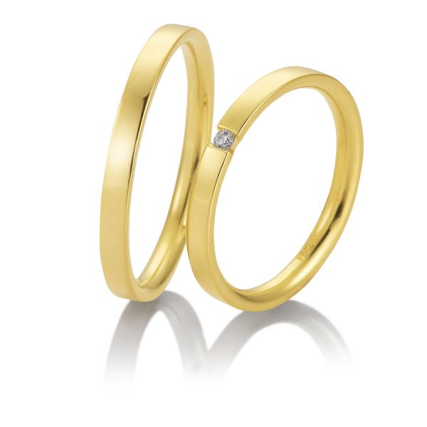 Breuning Trauringe Klassisch DR 057310 / HR 057320