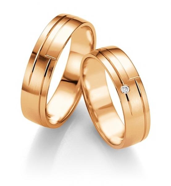 Breuning Trauringe Weissgold 48/07087 + 48/07088