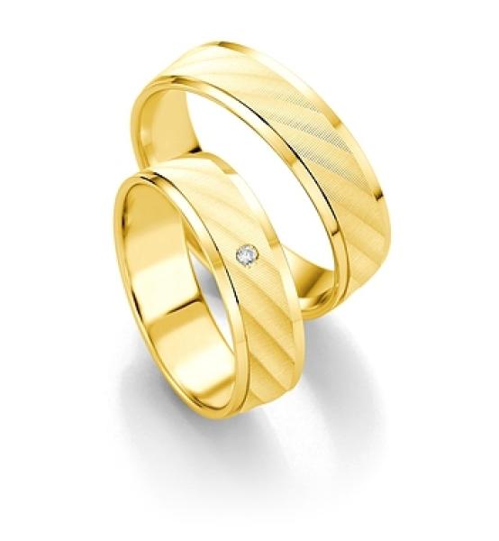 Breuning Trauringe Weissgold 48/07091 + 48/07092