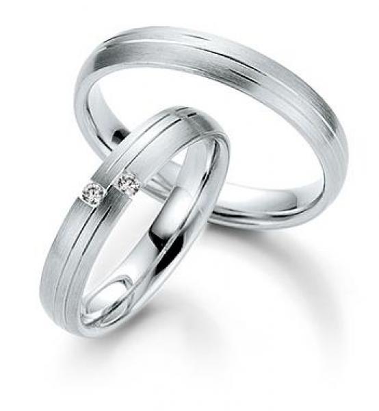 Saint Maurice Trauringe Weissgold DR 814060 / HR 814070