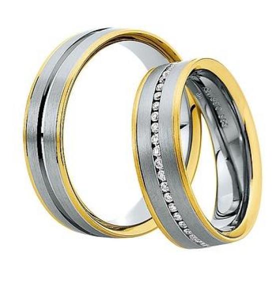 Saint Maurice Trauringe Weiss-Rotgold DR 816360 / HR 816370