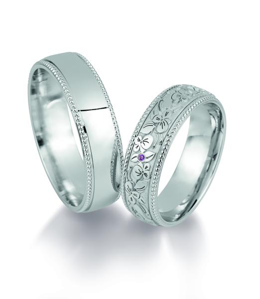 Saint Maurice Trauringe Weissgold 49/81675 - 49/81676