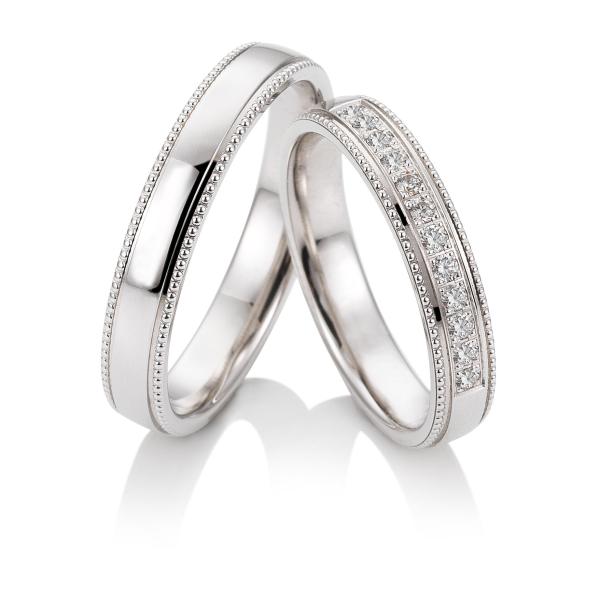 Saint Maurice Trauringe Millgriff, Milgrain, Perlierung 4981707 / 4981708