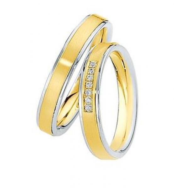 Saint Maurice Trauringe Weiss-Rotgold 820360 / 820370