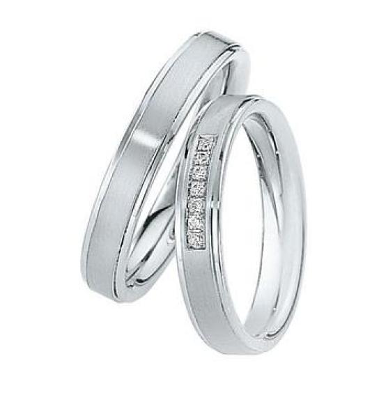 Saint Maurice Trauringe Weiss-Rotgold 820360 / 820370