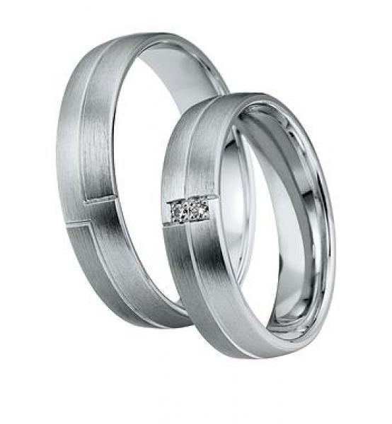 Saint Maurice Trauringe Weissgold DR 831180 / HR 831190