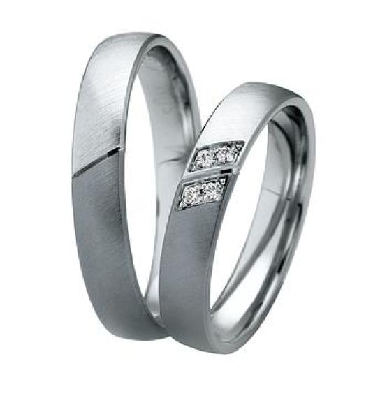 Saint Maurice Trauringe Weissgold DR 831260 / HR 831270