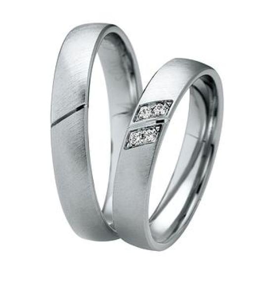 Saint Maurice Trauringe Weissgold DR 831260 / HR 831270