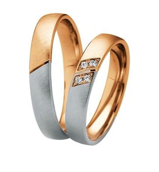 Saint Maurice Trauringe Weissgold DR 831260 / HR 831270