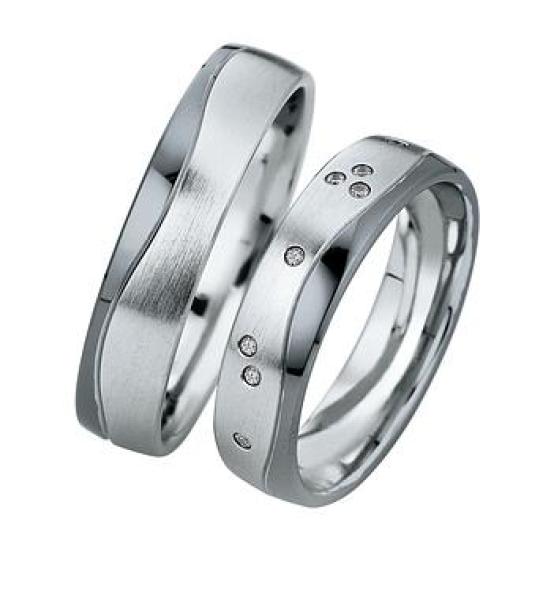 Saint Maurice Trauringe Weissgold DR 831360 / HR 831370