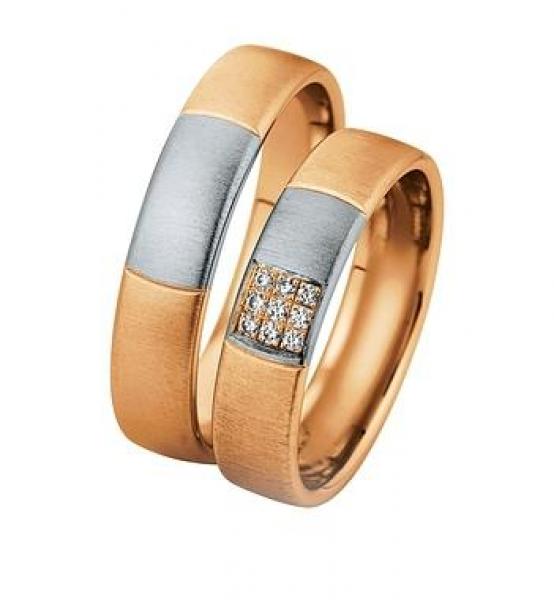 Saint Maurice Trauringe Weissgold DR 831480 / HR 831490