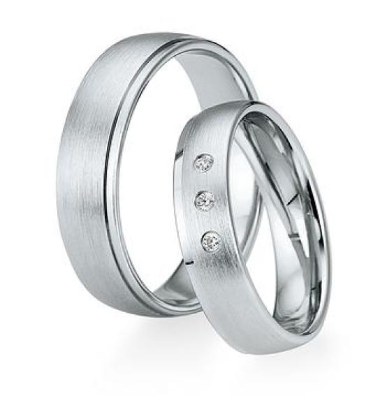 Saint Maurice Trauringe Weissgold DR 841430 / HR 841440