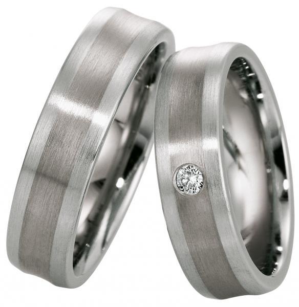 Saint Maurice Trauringe Weissgold 49-85450 + 49-85451--