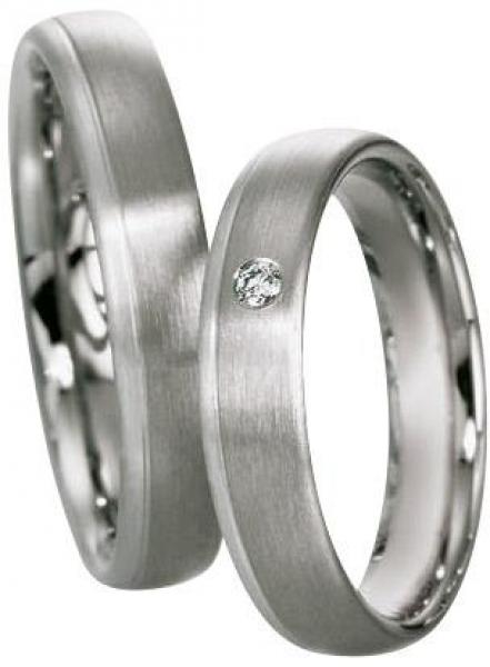 Saint Maurice Trauringe Weissgold 49-85490 + 49-85491--