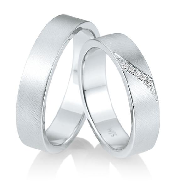 Saint Maurice Trauringe Weissgold 49855280 / 49855290