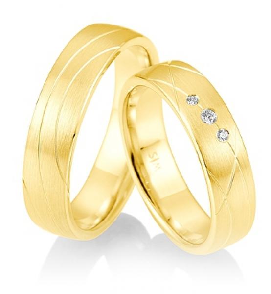 Saint Maurice Trauringe Gelbgold 49855460 / 49855470