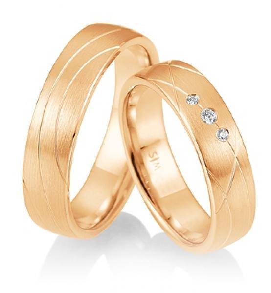 Saint Maurice Trauringe Gelbgold 49855460 / 49855470