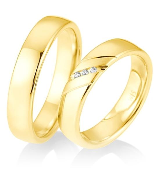 Saint Maurice Trauringe Gelbgold 49855540 / 49855550