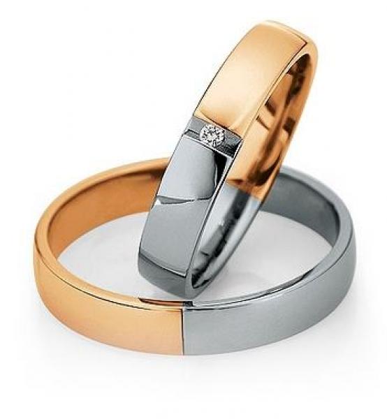 Saint Maurice Trauringe Weiss-Gelbgold 870640 / 870650