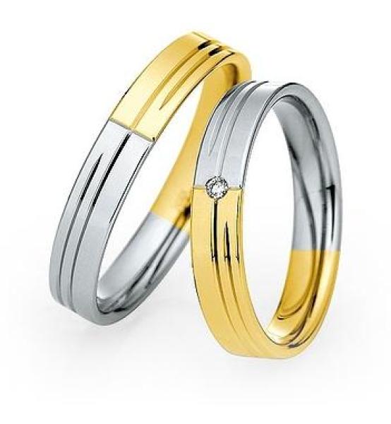 Saint Maurice Trauringe Weiss-Rotgold DR 870760 / HR 870770