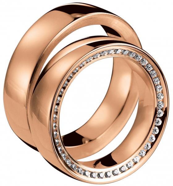 Saint Maurice Trauringe Rotgold 49-88033R + 49-88133R