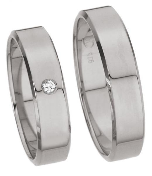 Kühnel Trauringe Weissgold 511005-6240