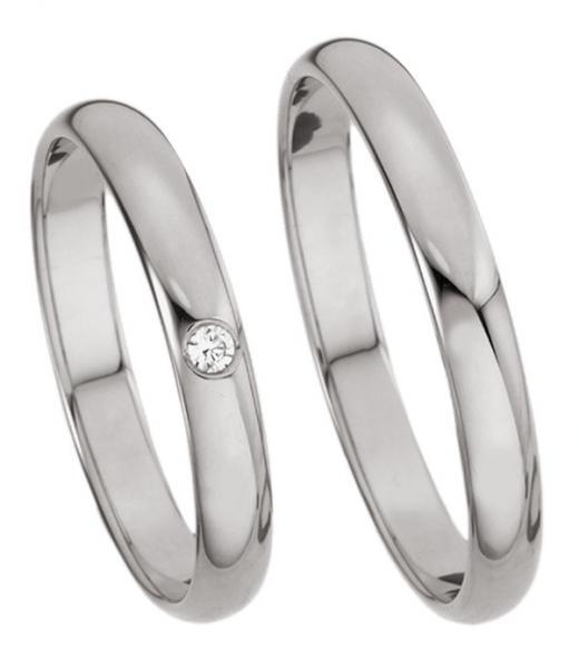 Kühnel Trauringe Weissgold 511009-6230