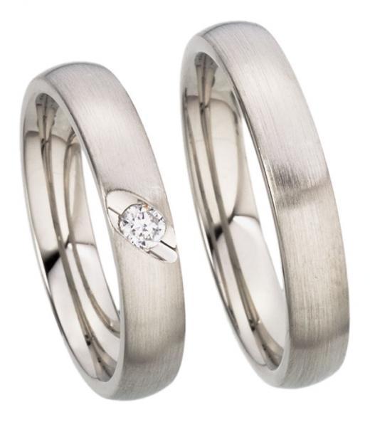 Kühnel Trauringe Weissgold 514041-6240
