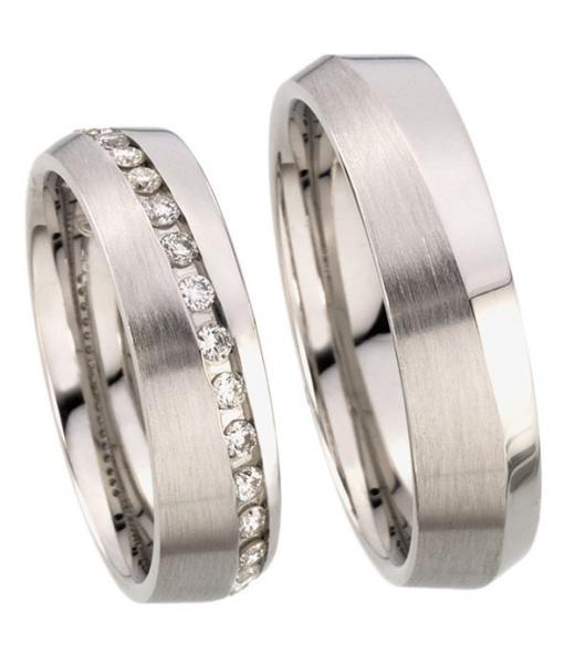 Kühnel Trauringe Weissgold 514189-6260