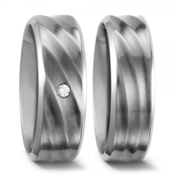 Titan Factory Trauringe 52373/001/002/2000 + 52373/001/000/2000