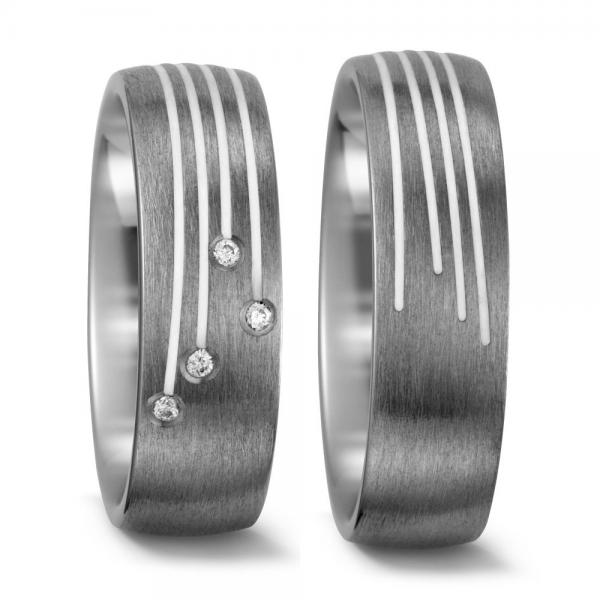 Titan Factory Trauringe 52411/013/570/2002 + 52411/013/574/2002