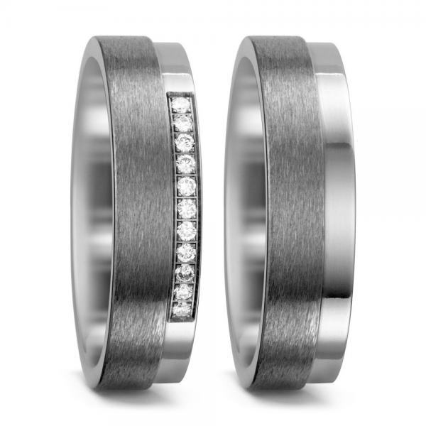 Titan Factory Trauringe 52442/013/011/2000 + 52442/013/000/2000