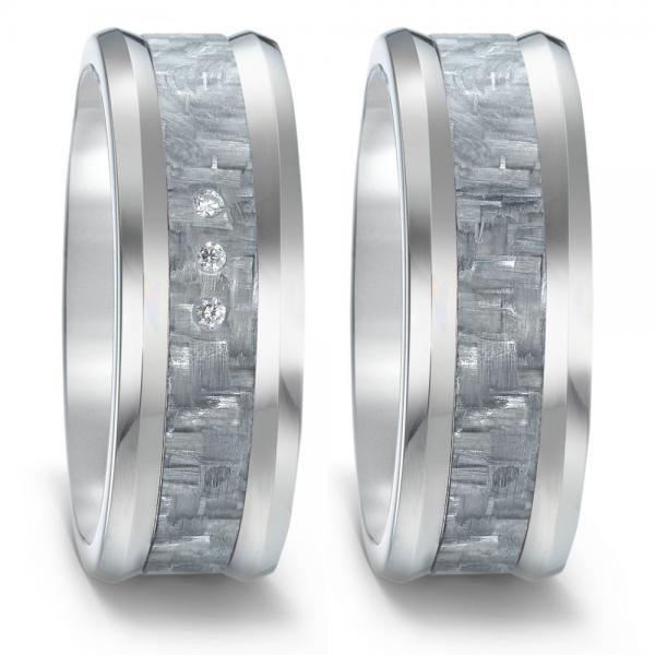 Titan Factory Trauringe Carbon 52558/001/003/2070 +  52558/001/000/2070