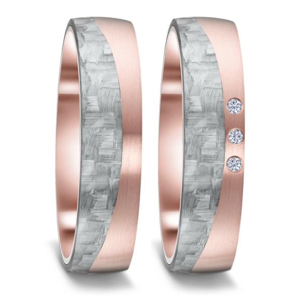 Titan Factory Trauringe 52617/001/003/5N79 + 52617/001/000/5N79