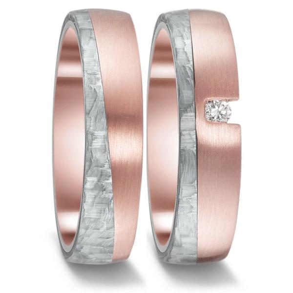 Titan Factory Trauringe 52620/001/005/5N79 + 52620/001/000/5N79