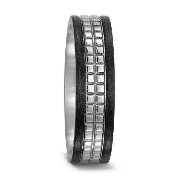 Titan Factory Trauringe Carbon 52497/000/228/2050 + 52497/000/000/2050