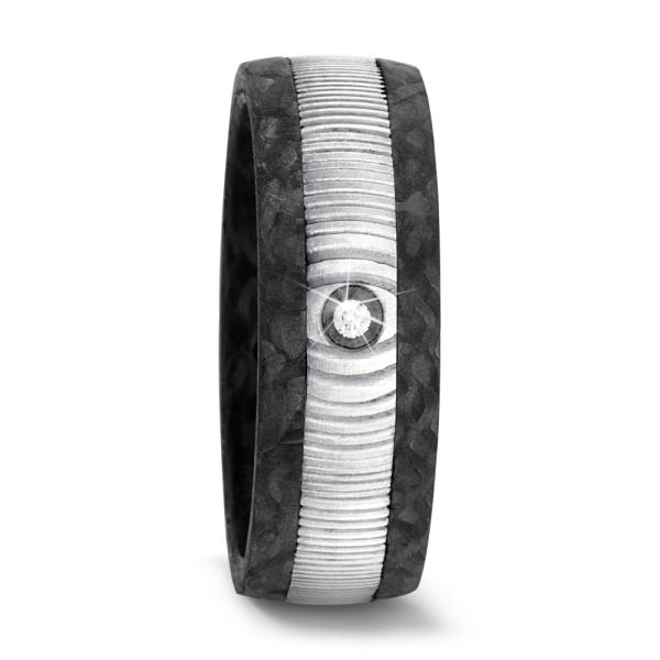 Titan Factory Trauringe Carbon 52541/002/002/TN00 +52541/002/000/TN00