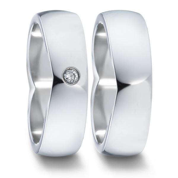 TeNo Trauringe Edelstahl 582115+582103